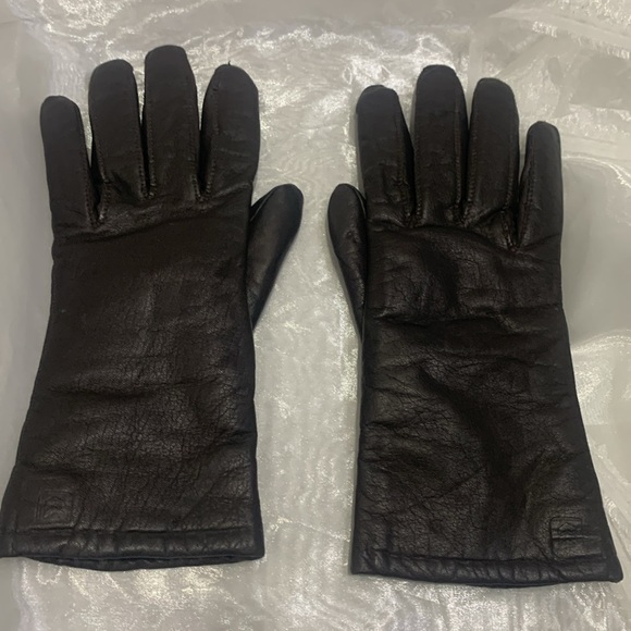 Vintage 90’ Real Leather Winter Gloves - Picture 3 of 13